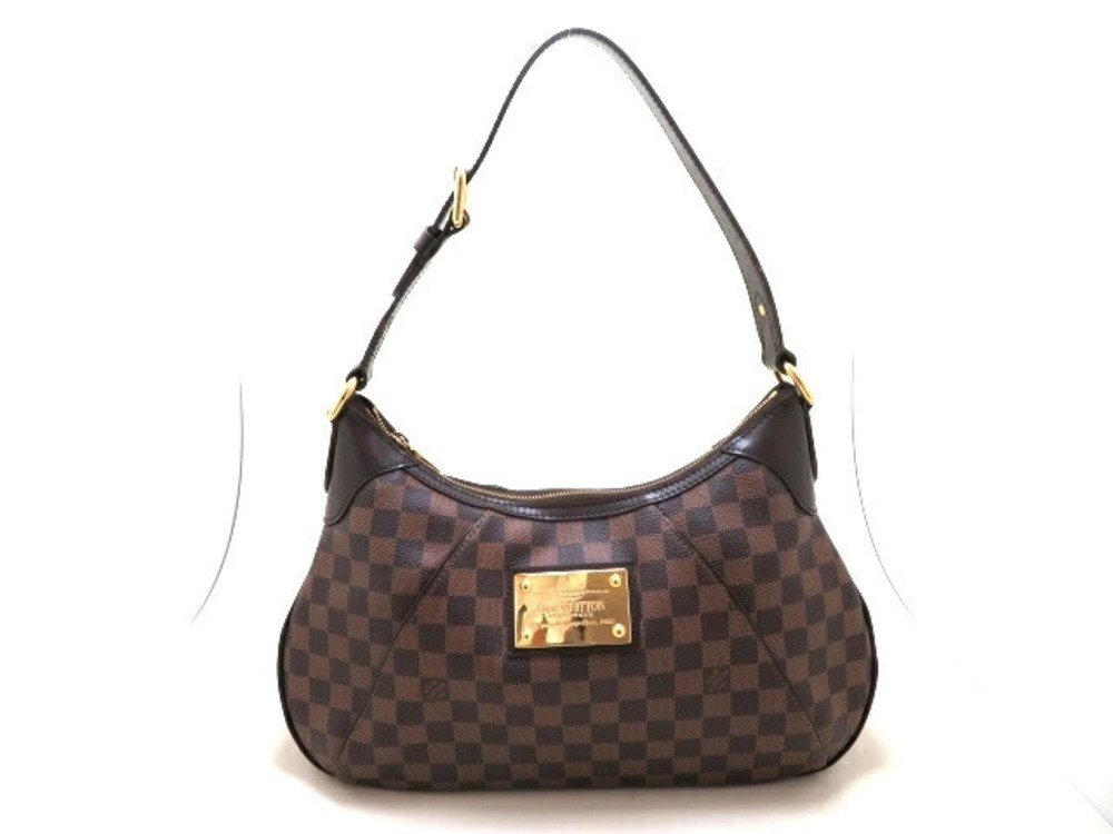 LOUIS VUITTON Hobo Bag Thames Damier